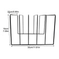Black Iron Vinyl Record Stand & Desk Organizer Rack Vinyl Record Stand Axl L