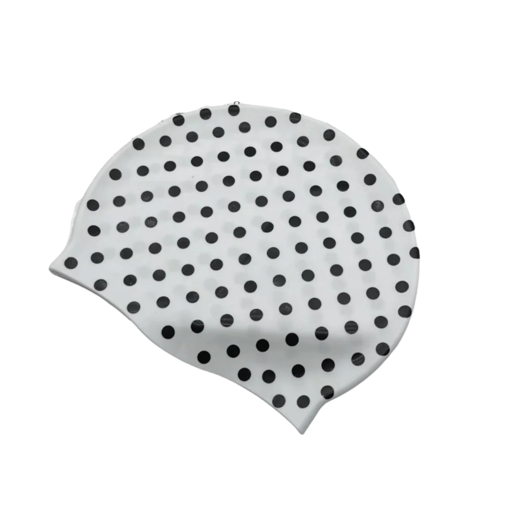 Kitten Cartoon Silicone Swim Cap – Waterproof Ear Protection Silicone Swim Cap Axl Style D