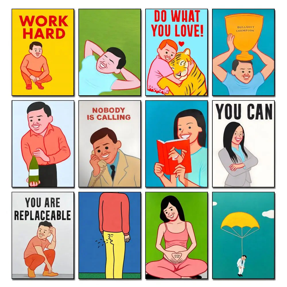 Joan Cornella Art Poster – HD Waterproof Wall Print Decor Art Wall Poster Axl