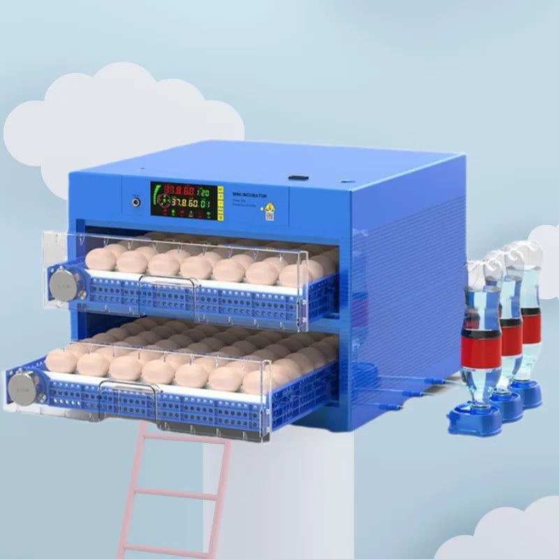 132-Egg Automatic Incubator – Chicken, Duck, Quail & Goose Egg Incubator Axl