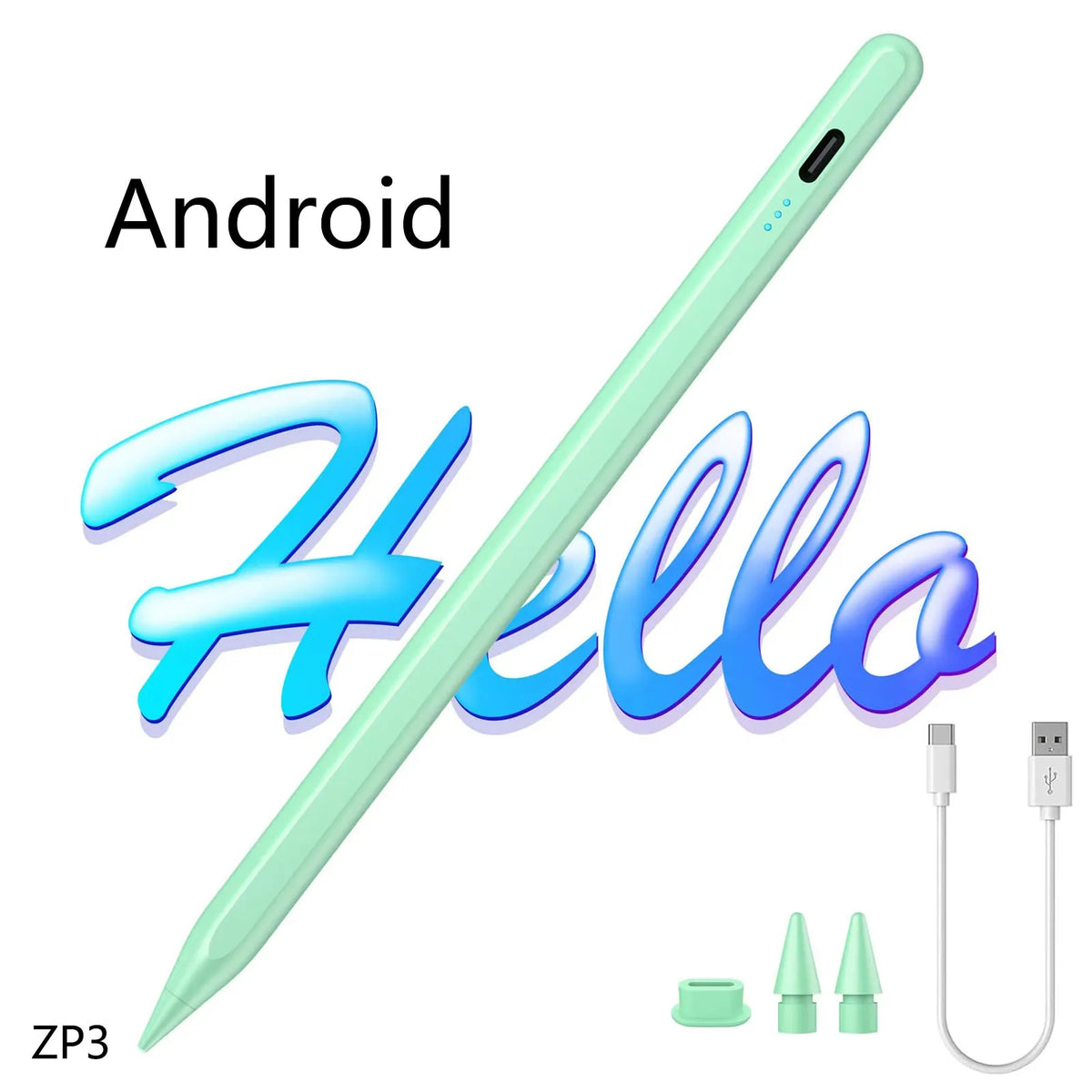 Universal Capacitive Stylus Pen – iOS Android Windows Capacitive Stylus Pen Axl ZP3-green