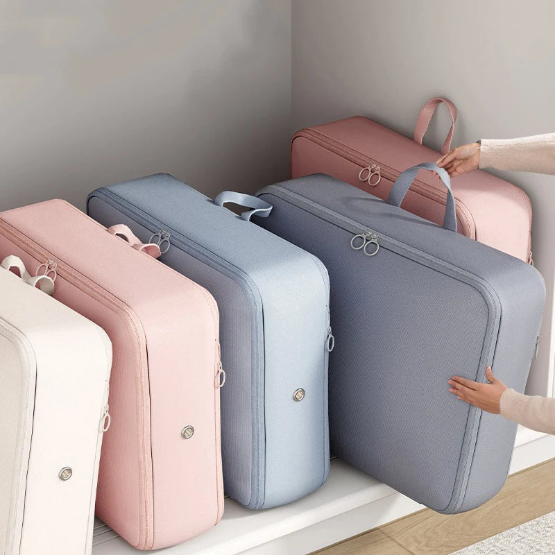 Large Capacity Clothes & Quilt Storage Organizer Bag Clothes Storage Bag Axl