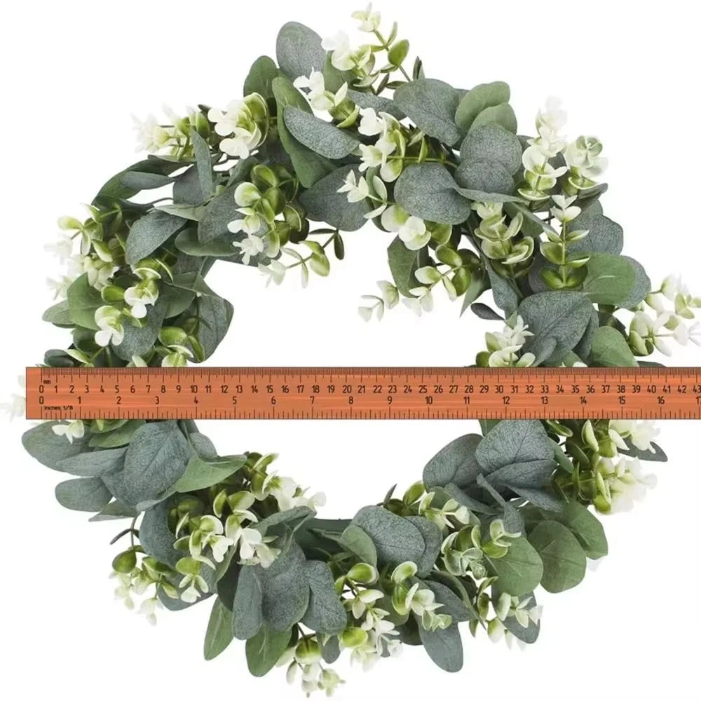 Artificial Eucalyptus Wreath – Wedding & Home Wall Decor Artificial Wreath Axl