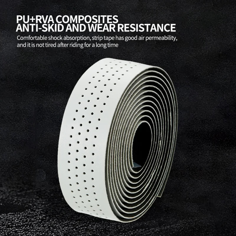 Road Bike Perforated Handlebar Tape – Non-Slip Breathable Wrap Handlebar Tape Axl