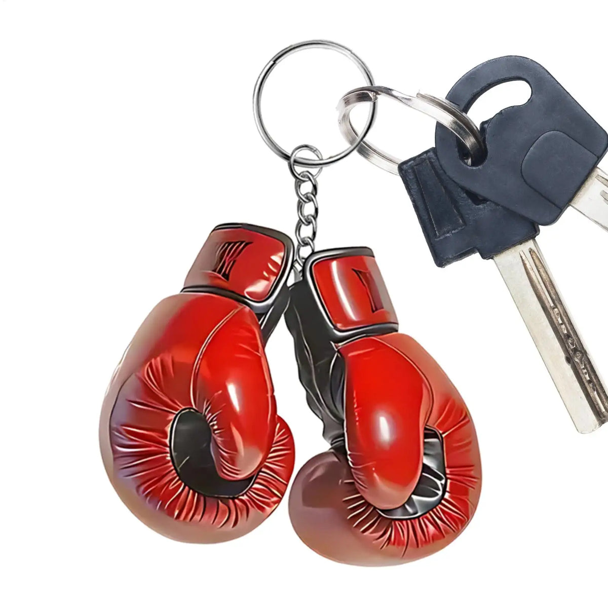 2D Acrylic Boxing Gloves Keychain | Bag Charm & Backpack Tag Acrylic Keychain Charm Axl