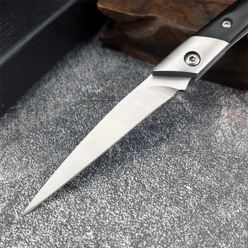D2 Steel Mini Folding Knife – EDC Camping Pocket Knife Folding Pocket Knife Axl