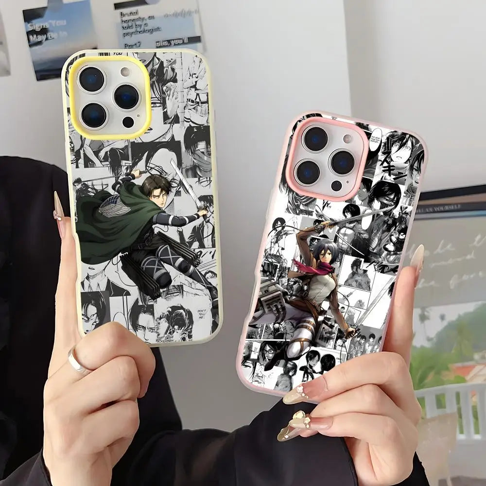 Attack on Titan 2-in-1 iPhone Case Card Holder | 13–17 Anime Phone Case Axl