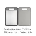 Double-Sided Aluminum Cutting Board – Non-Slip, Food Grade Aluminum Cutting Board Axl Grey trumpet