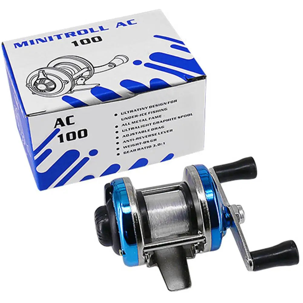 Metal Drum Fishing Reel – Left & Right Interchangeable Handle Drum Fishing Reel Axl