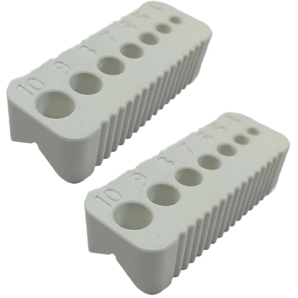 Self-Centering Doweling Jig Drill Guide Set 4–10mm (2 Pack) Woodworking Drill Guide Axl White China Mainland