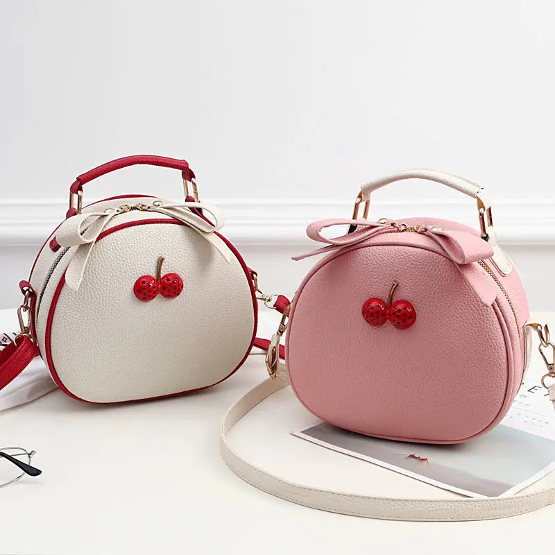 Litchi Mini Backpack – Women's PU Leather Crossbody Shoulder Bag Mini Backpack Axl