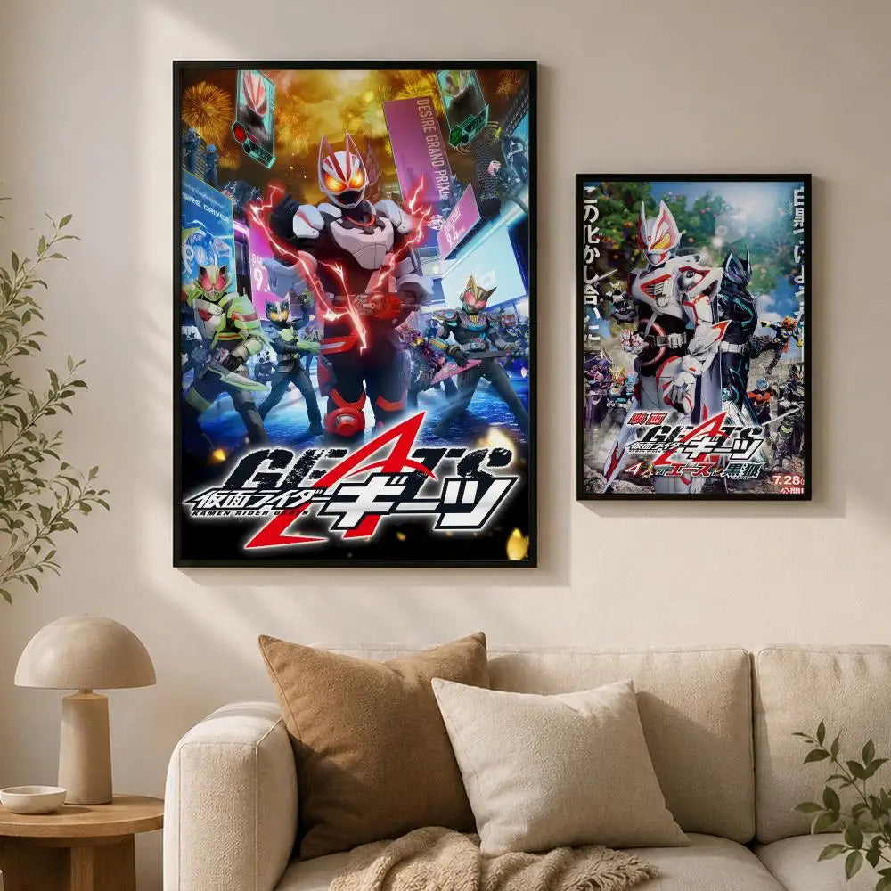 Tokusatsu Geats HD Self-Adhesive Waterproof Wall Poster Wall Poster Axl