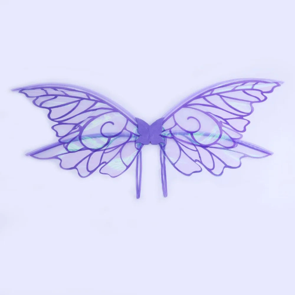 Halloween Fairy Wings Costume for Adults & Kids | Party Dress Up Fairy Wings Costume Axl Purple