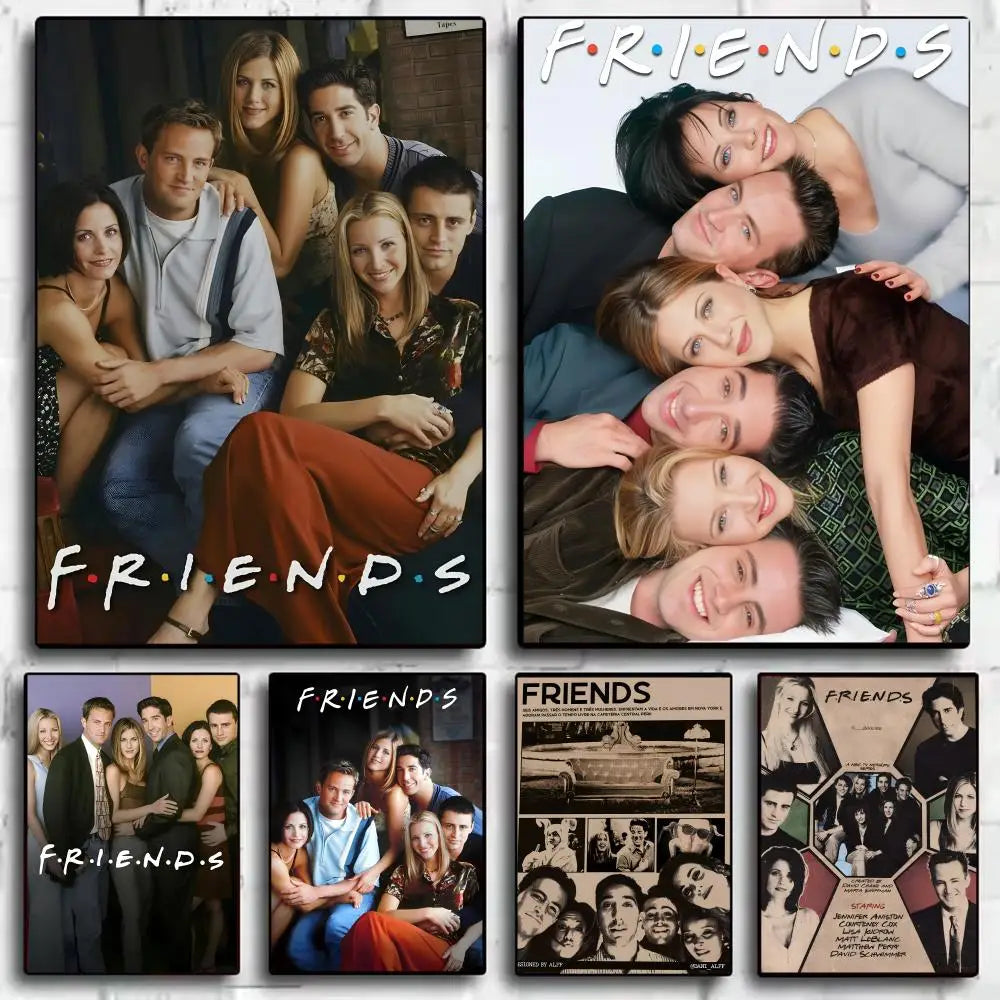 Friends TV Show Self-Adhesive Wall Poster | Home & Office Art Self-Adhesive Wall Poster Axl