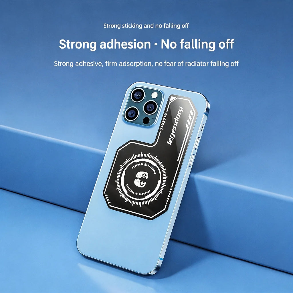 Magnetic Phone Cooler Heat Sink Sticker | iPhone & Samsung Phone Cooling Sticker Axl