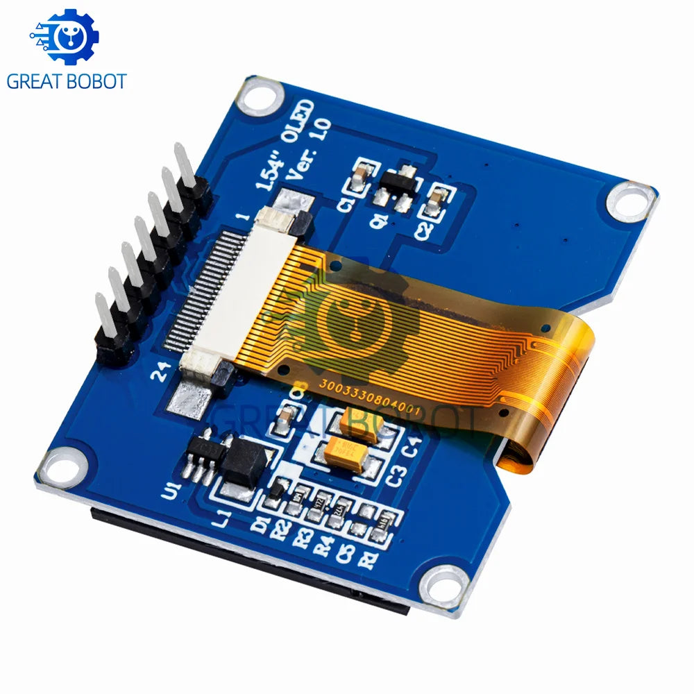 1.54" OLED Module 128x64 SPI SSD1309 – White/Blue Display OLED Display Module Axl