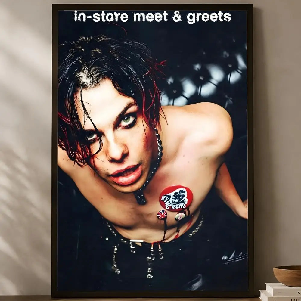 Yungblud HD PVC Self-Stick Wall Poster – Waterproof Decor