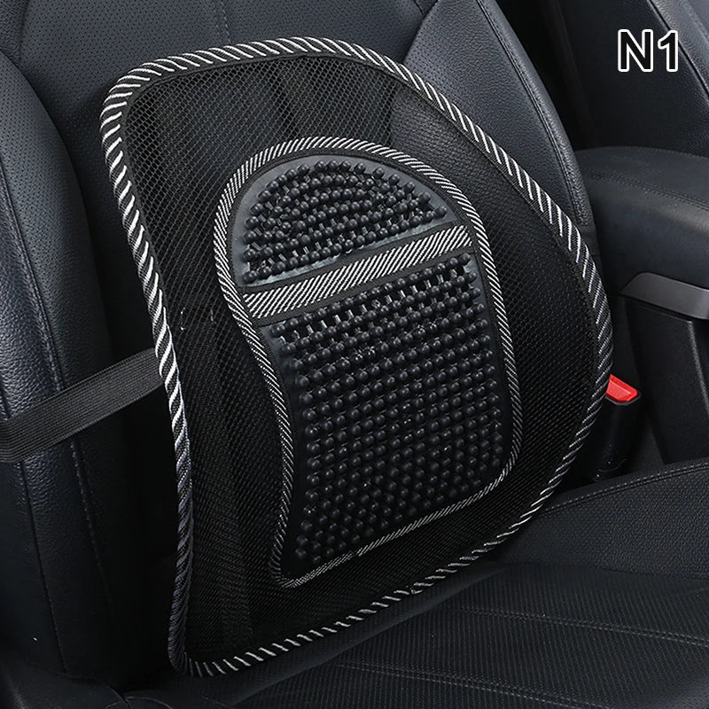Ventilated Mesh Lumbar Back Cushion – Car, Office & Home Lumbar Back Cushion Axl N1