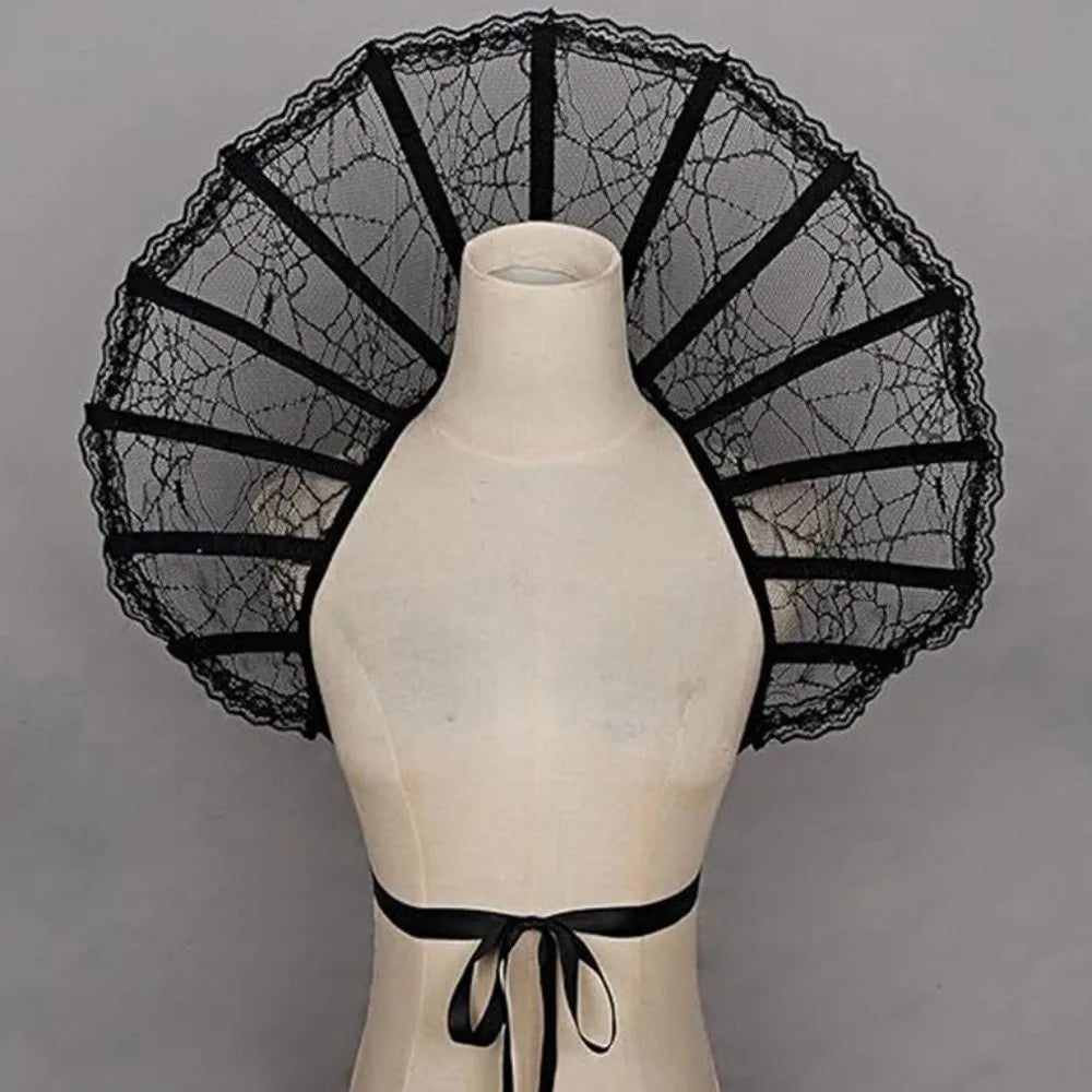 Victorian Lace Stand-Up Collar – Gothic Medieval Costume Accessory Costume Collar Axl