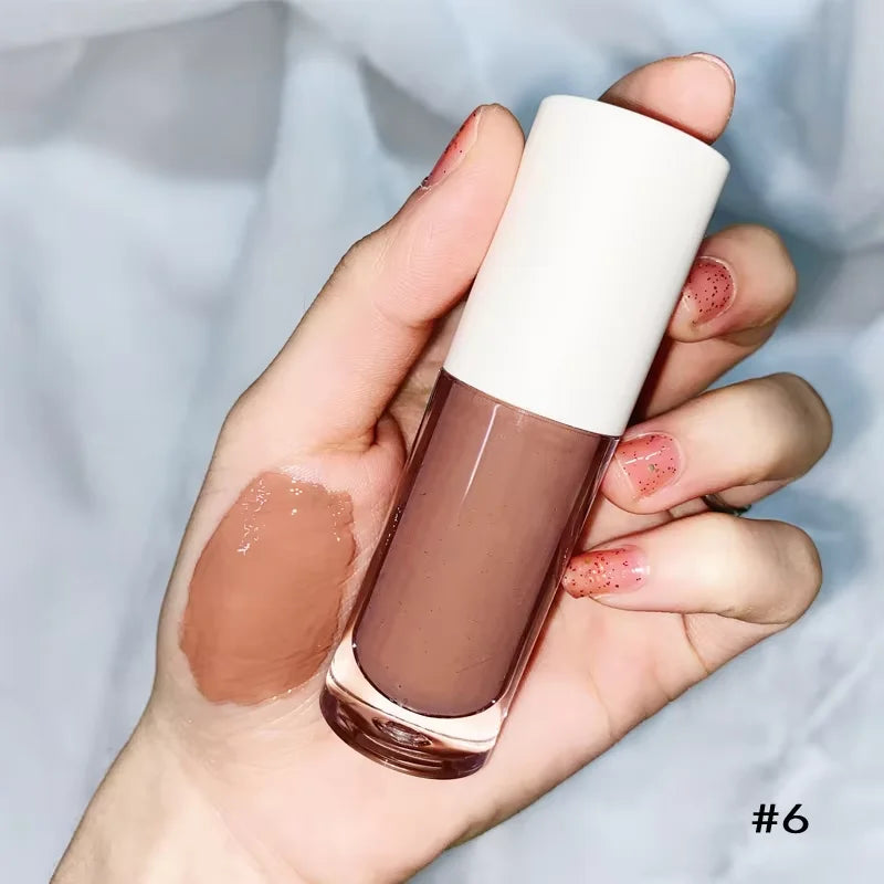 Nude Lip Gloss – Vegan, Moisturizing, Private Label Wholesale Lip Gloss Axl 06 50pcs with logo