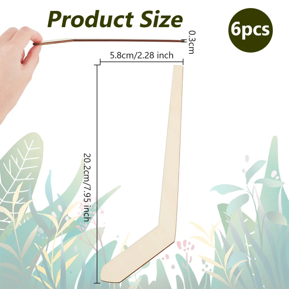 10 Pcs Unfinished Wood Peg Dolls 2.3" Angel Shape DIY Figurines Wood Craft Figurines Axl AECH04-01071