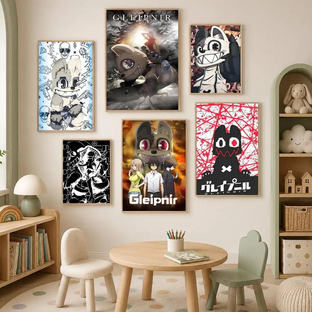 Gleipnir Anime Poster – Self-Stick HD Waterproof Wall Art Anime Wall Poster Axl