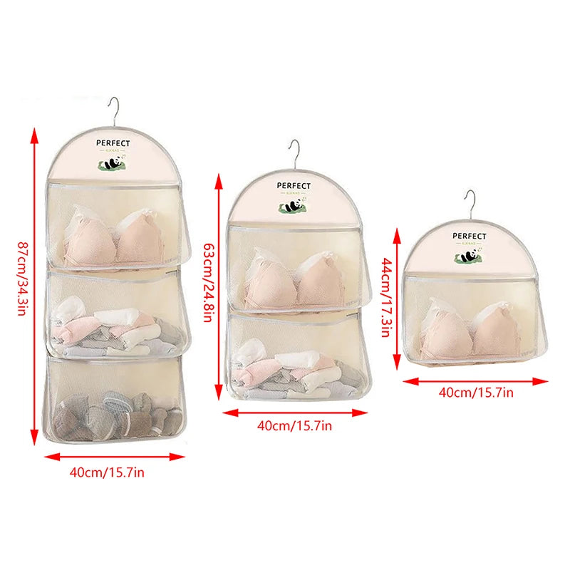 Wall Hanging Mesh Storage Bag – Wardrobe & Closet Organizer Hanging Storage Bag Axl