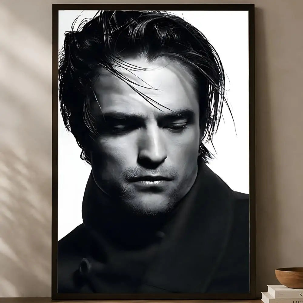 Robert Pattinson HD Wall Art Poster – Self-Stick Waterproof Wall Art Poster Axl White02 30X40cmNoframe