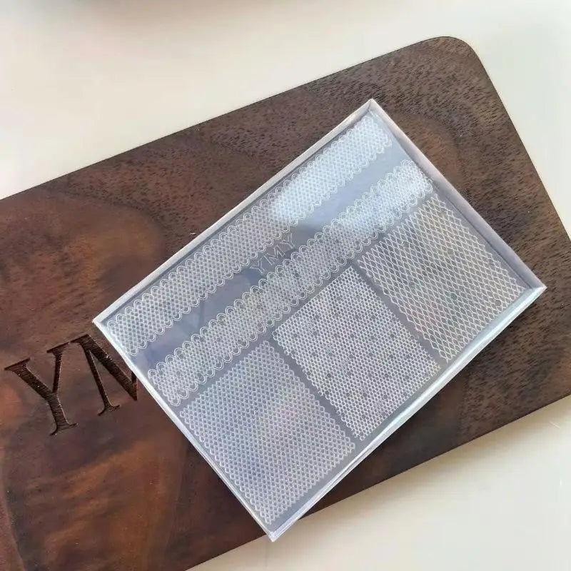 3D Silicone Nail Mold – DIY Lace & Ribbon Nail Art Templates Nail Art Mold Axl