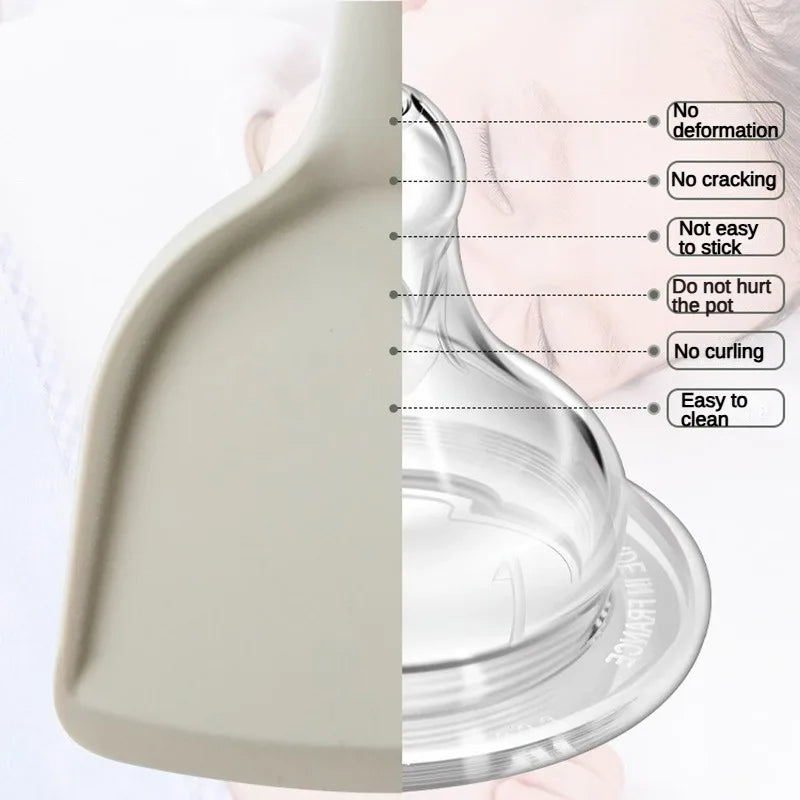 Silicone Spatula & Soup Spoon Set – Non-Stick Cooking Tools Silicone Cooking Utensil Set Axl