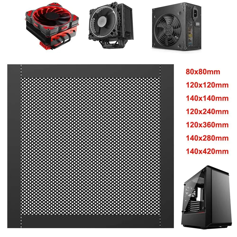 Magnetic PC Fan Dust Filter – PVC Dustproof Mesh Cover PC Fan Dust Filter Axl