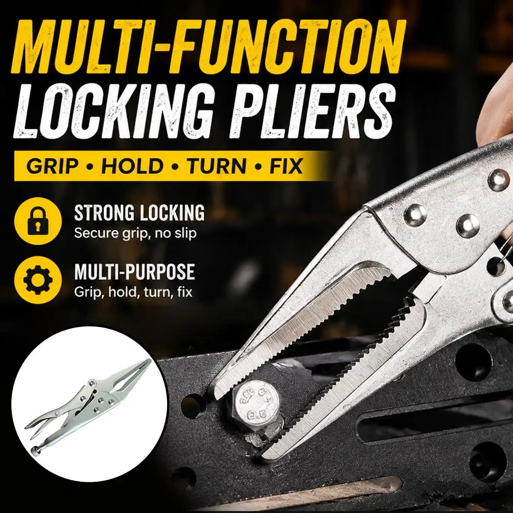 Long Nose Locking Pliers – Vise Grip Welding Clamp Tool Locking Pliers Axl