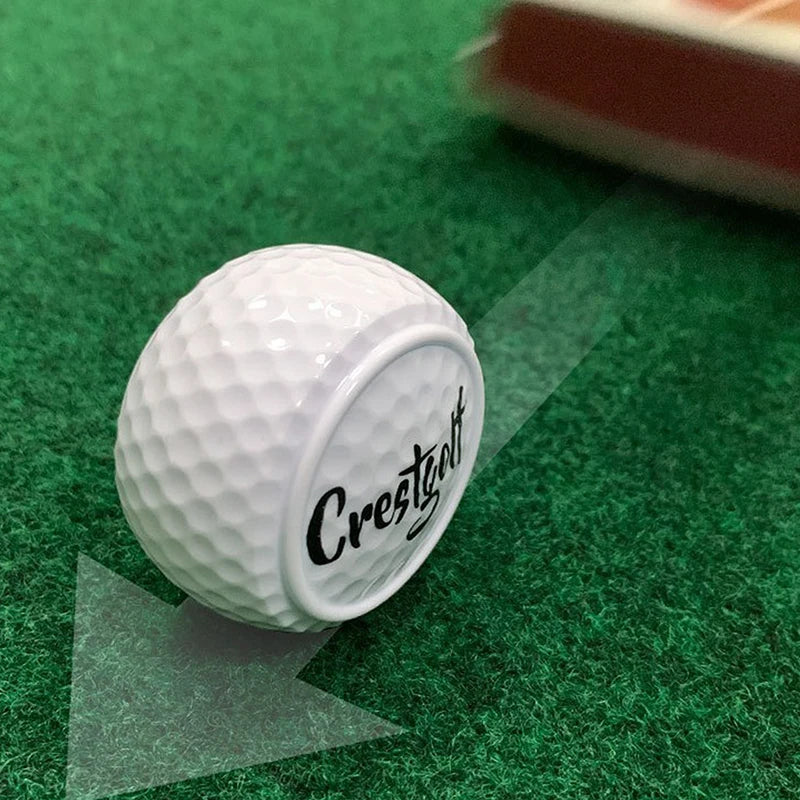 Flat Golf Training Ball – Two-Layer Practice Ball for Swing Golf Training Ball Axl