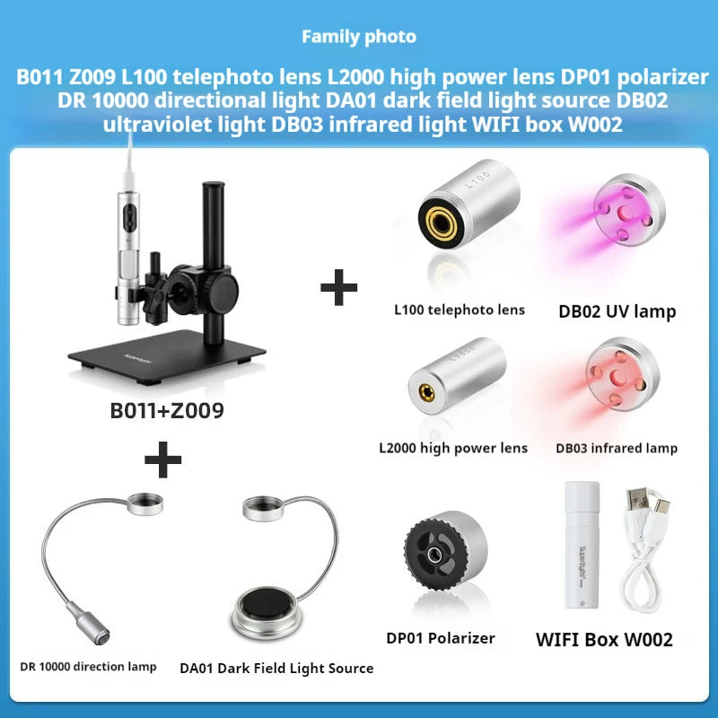 Digital USB Microscope 5MP 2K Industrial Machine Vision Camera Digital USB Microscope Axl 2