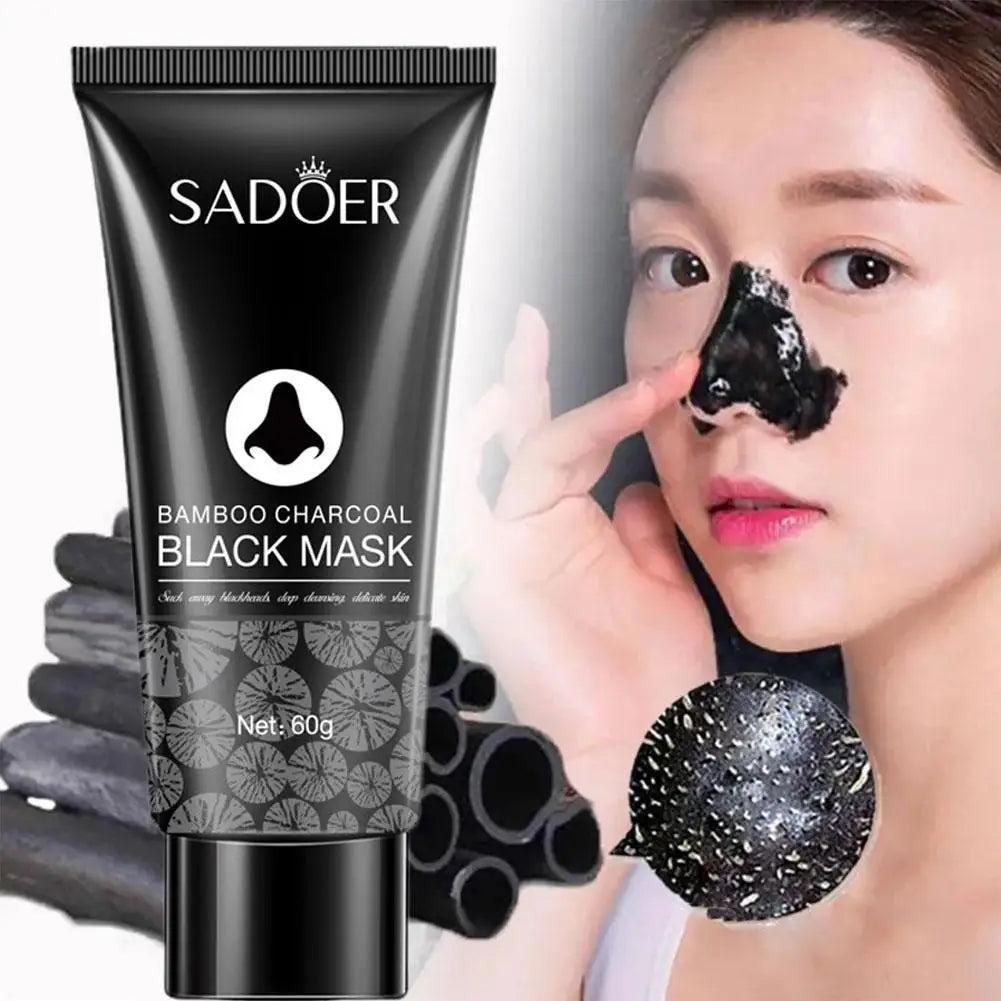 Bamboo Charcoal Peel-Off Black Mask – Blackhead Remover Peel-Off Face Mask Axl