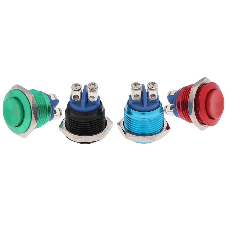 16mm Momentary Push Button Switch – IP65 Waterproof Panel Mount Push Button Switch Axl