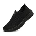 Men's Lightweight Mesh Slip-On Sneakers – Breathable Casual Casual Slip-On Sneakers Axl black 40