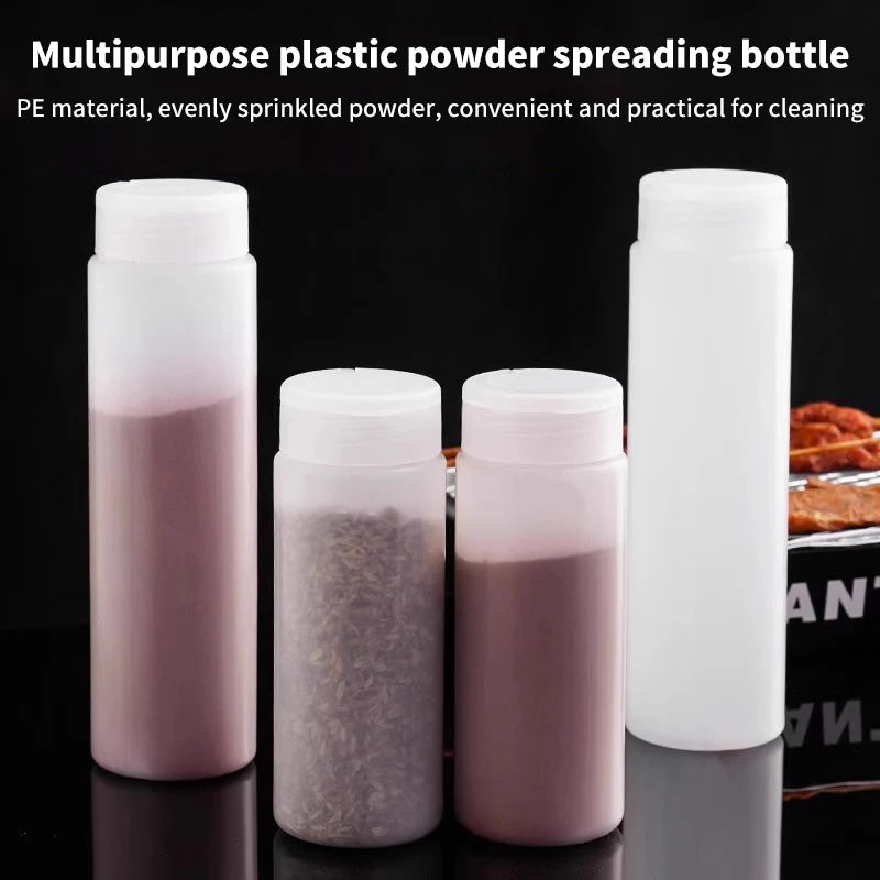 Clear Plastic Spice Jars with Shaker Lid – 400ml & 600ml Spice Storage Jar Axl