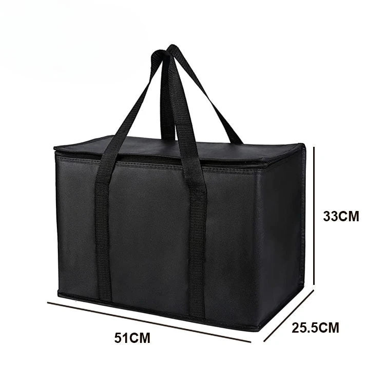 Large Insulated Cooler Bag – Oxford Cloth Thermal Bag Insulated Cooler Bag Axl black