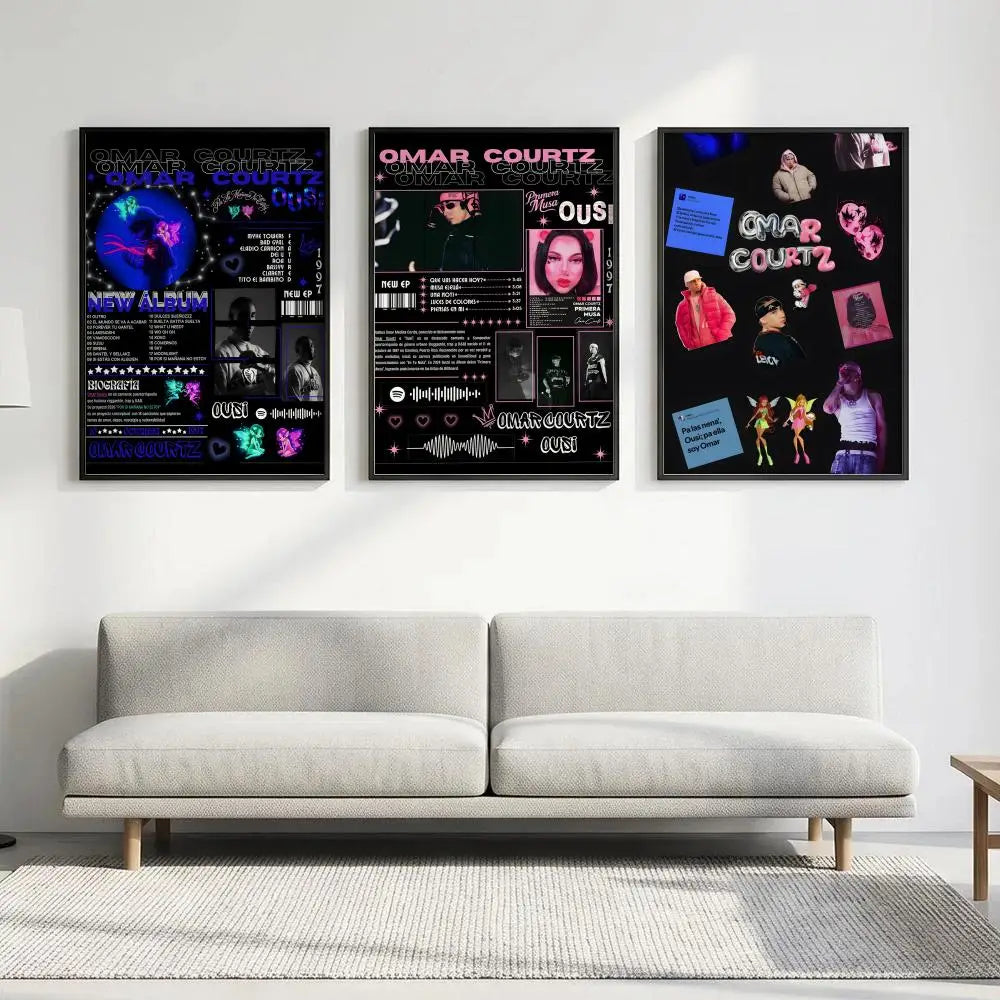Omar Courtz HD Poster – Waterproof Wall Art for Home & Bar Wall Art Poster Axl