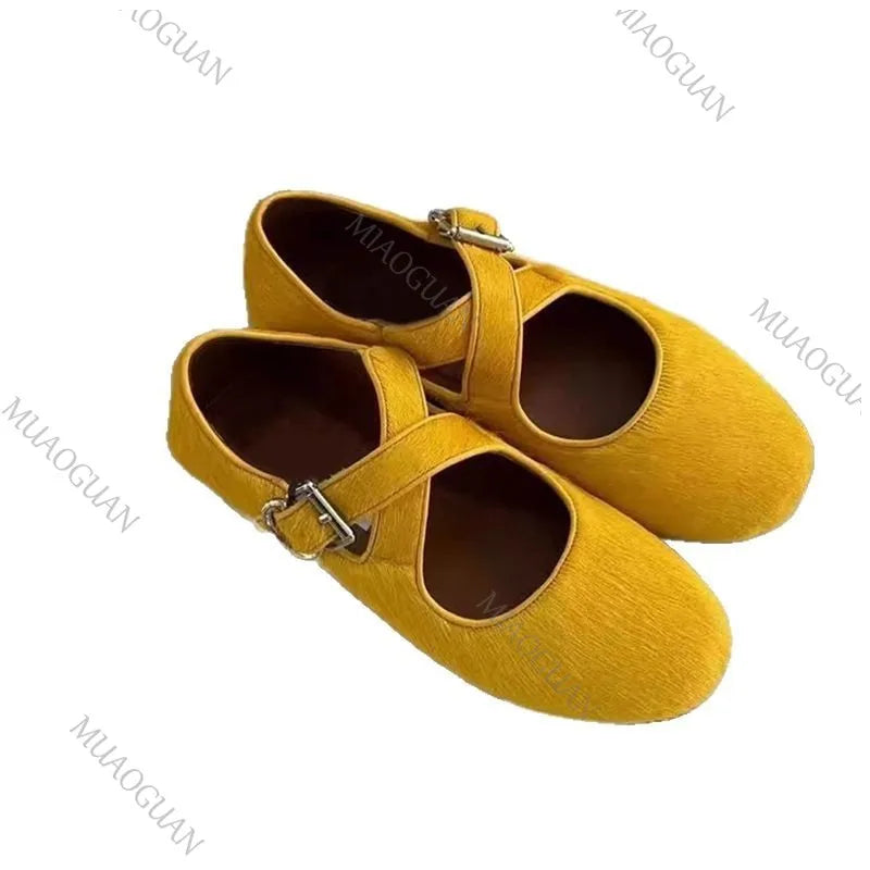 Women's Ballet Flats – Soft PU Leather Slip-On Dress Shoes Women's Ballet Flats Axl