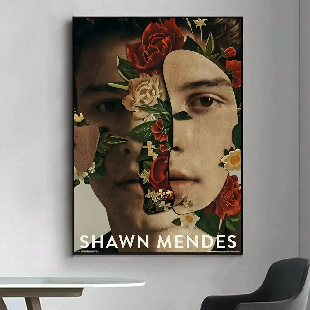 Shawn Mendes HD Poster – Waterproof Sticky Wall Art Decor Wall Art Poster Axl