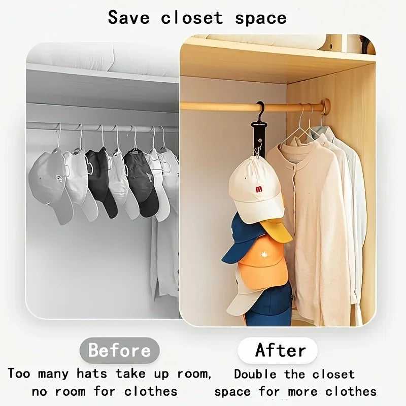 Stainless Steel Hat Rack – Wall-Mounted Hat & Cap Organizer Wall Hat Rack Axl