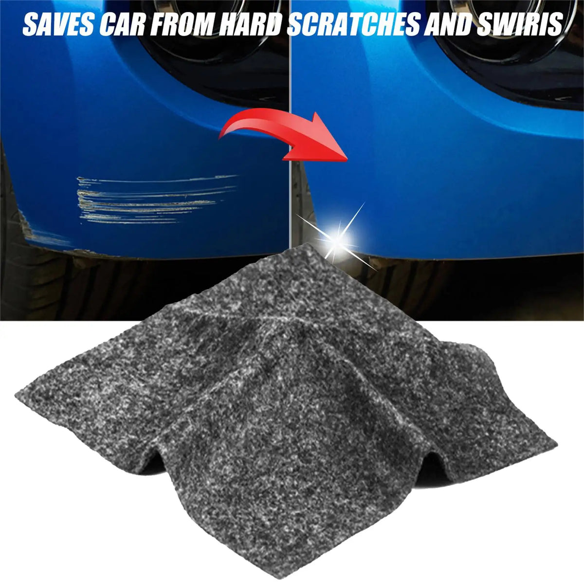 Nano Sparkle Cloth – Car Scratch Remover & Paint Restorer Car Scratch Repair Cloth Axl