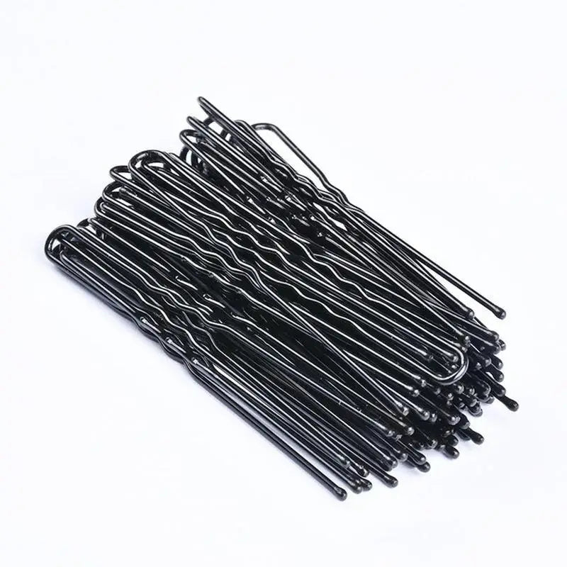 45-Piece U-Shaped Bobby Pins & Hair Clips Set for Women Hair Pins Set Axl black
