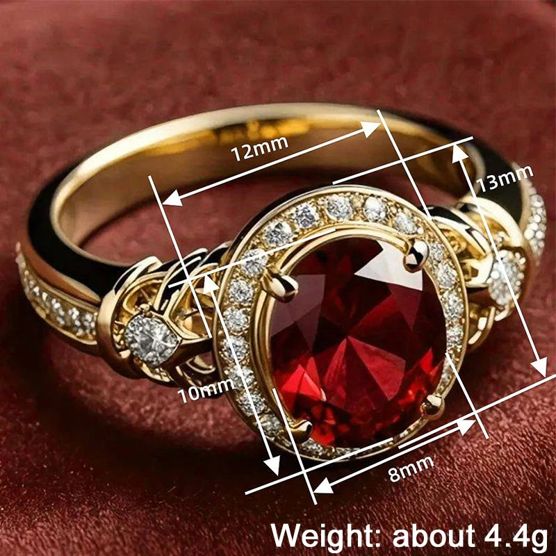 Huitan Cubic Zirconia Ring for Women | Engagement & Party Fashion Ring Axl