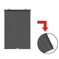 No-Drill Blackout Roller Blind | Suction Cup Window Shade Blackout Roller Blind Axl Black 40x60cm