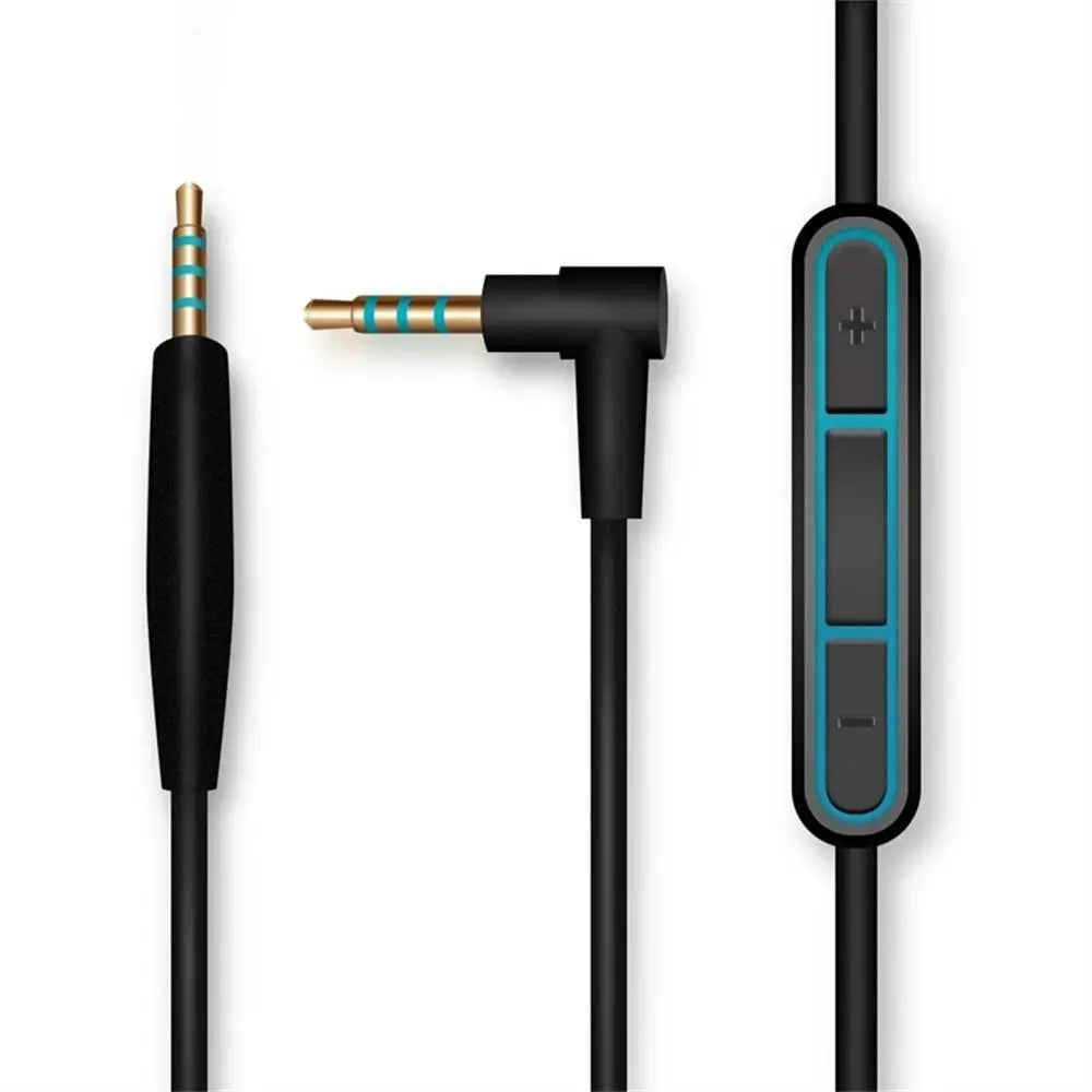 2.5mm to 3.5mm Headphone Cable with Mic & Volume Control Headphone Audio Cable Axl