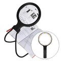 5X 10X LED Magnifying Glass – Handheld, Hands-Free & Desktop LED Magnifying Glass Axl 138mm
