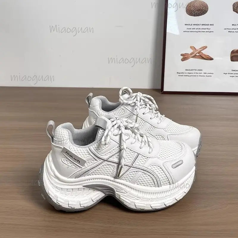 Women's Chunky Sneakers – Breathable Non-Slip Casual Shoes Chunky Sneakers Axl